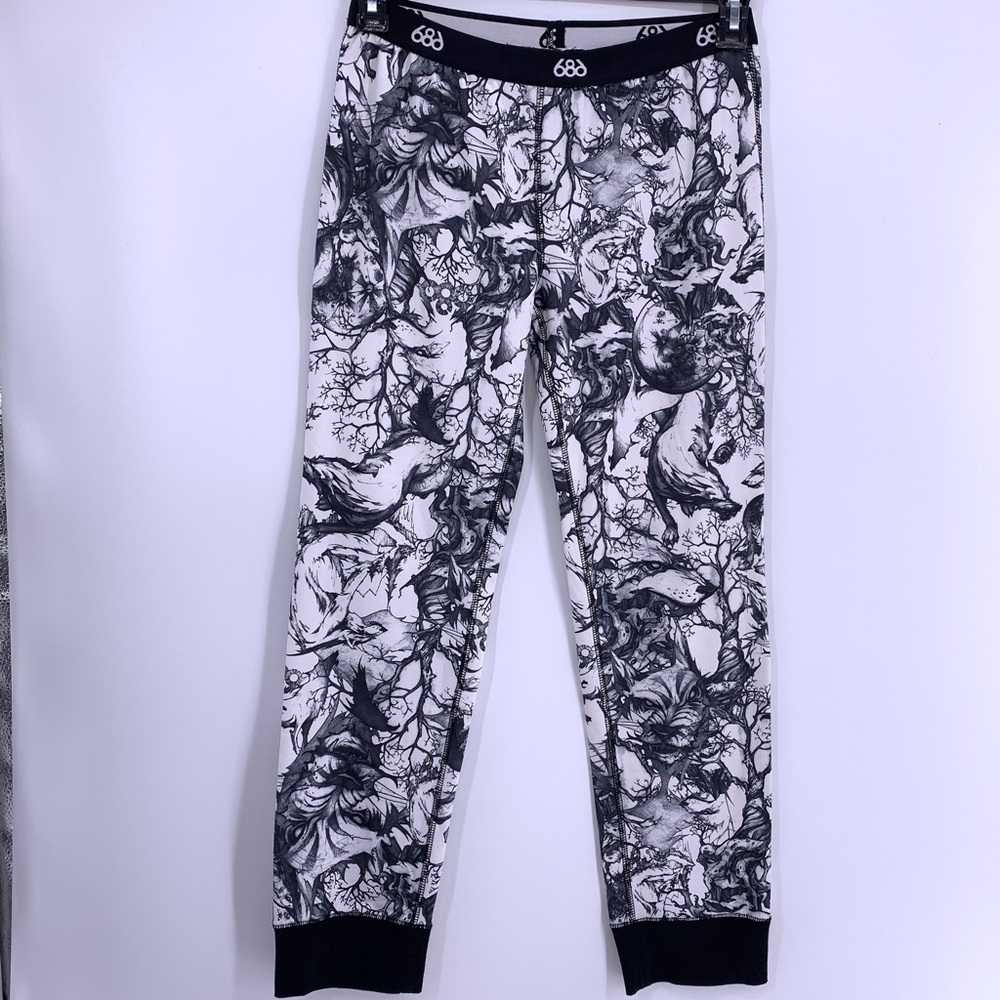 686 Performance XL Base Layer Snowboarding Wolves